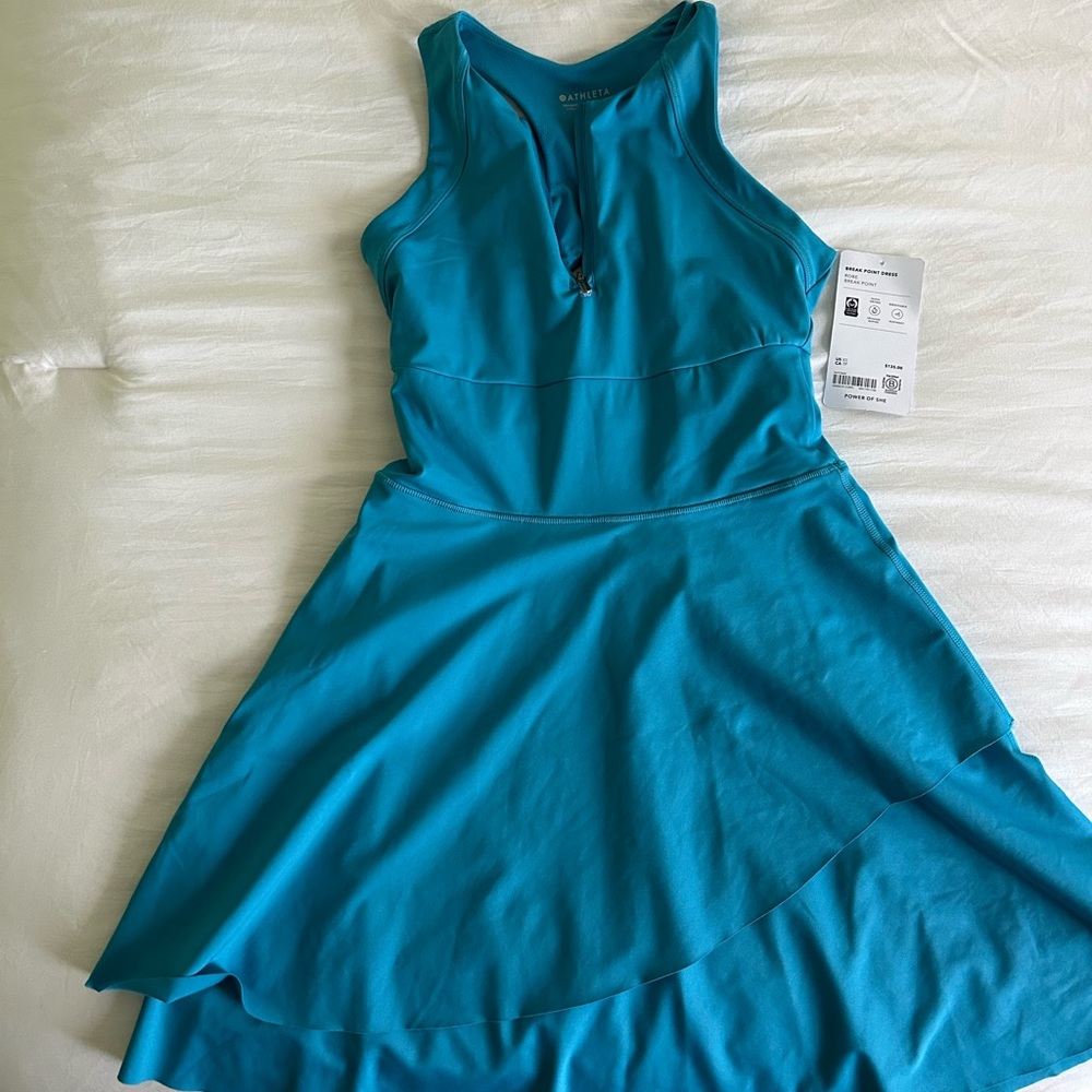 Athleta Women's Teal High Low Dress